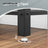 Narrow Console Table - Iron - Rustic Brown - 3-Tier Design with Mesh Shelves
