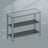 Narrow Console Table - 80L - Particleboard - 2 Mesh Shelves