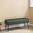 Ottoman Bench - Synthetic Leather - Green