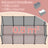 Pet Playpen - Plastic - Clear - Modular Indoor Animal Enclosure with Floor