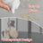 Pet Playpen - Plastic - Clear - Modular Indoor Animal Enclosure with Floor