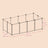 Pet Playpen - Plastic - Clear - Modular Indoor Animal Enclosure with Floor