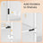 Modular Shoe Rack - Plastic - Black - 16-Slot Interlocking Design with Doors