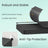 Shoe Rack - Plastic - White - 10-Slot Modular Design with Doors