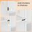 Shoe Rack - Plastic - White - 10-Slot Modular Design with Doors