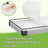 6 Cube Storage Organizer - Plastic + ABS plastic - Transparent