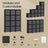 12-Cube Storage Organizer - Non-Woven Fabric - Black and Grey