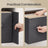 12-Cube Storage Organizer - Non-Woven Fabric - Black and Grey