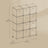 12-Cube Storage Organizer - Non-Woven Fabric - Black and Grey