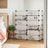 Modular Storage Unit - Metal Wire - Black - 12-Cube Design with Versatile Organization Options