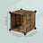 16-Cube Storage Organizer - PP Plastic - Rustic Brown - Stackable and Versatile Shelving System