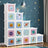 Interlocking Organiser Cabinet for Kids - 16-Cube - PP Plastic - Modular Design