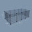 Guinea Pig Cage - Metal - Black - Expandable 12-Panel Indoor Playpen with Accessories