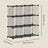 9-Cube Wire Grid Storage Rack - 243L - Metal Mesh - Interlocking Shelves