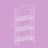 4-Tier Slim Rolling Cart - Oak Beige and White