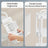 Rolling Utility Cart - Metal Mesh - Cloud White - 3-Tier with Removable Pegboards