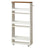 Slim Rolling Cart - 4-Tier - Particleboard - Wheels