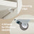 Slim 4-Tier Storage Trolley - Particleboard - Small Space