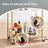 Bar Cart - Metal - Mirrored