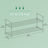 Shoe Rack - Metal - Gray - Stackable 2-Tier Organizer for 12-15 Pairs of Shoes