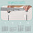 10-Tier Metal Shoe Rack - Grey - Customisable Design