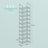 10-Tier Metal Shoe Rack - Grey - Customisable Design
