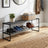 2-Tier Shoe Rack - Metal Tube and Plastic Connector - Black