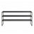 3-Tier Shoe Rack - 66L - Metal - Stackable Design