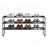 3-Tier Shoe Rack - 66L - Metal - Stackable Design