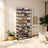 10-Tier Shoe Rack - 50 Pairs - Metal Tube - Adjustable Height