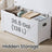 Storage Chest - Wood - Rustic Brown - Farmhouse Style with Safety Hinges and Bench Functionality