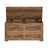 Shoe Storage Bench - Wood - Honey Brown - with 2 Safety Hinges