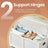 Storage Bench - Wood - Cloud White - With Safety Hinges and Multi-Functional Use