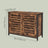 Sideboard - Steel - Rustic Brown and Black