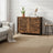 Sideboard - Steel - Rustic Brown and Black