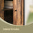 Multipurpose Storage Cabinet - Steel - Rustic Brown and Black - Adjustable Shelves with Slat Door