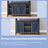 Buffet Cabinet - Wood - Turquoise Brown - 2 Sliding Barn Doors