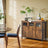 Sideboard - Steel - Rustic Brown and Black