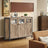 Sideboard - Steel - Rustic Brown and Black