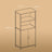 Freestanding Storage Cabinet - Wood - Rustic Brown and Black - Multifunctional with Adjustable Shelf