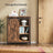 Barn Door Storage Cabinet - 30L - Particleboard - Adjustable Shelves