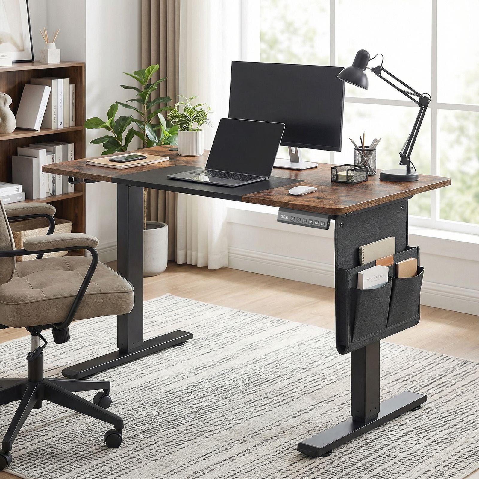 Electric Standing Desk - 70L - Steel - Height Adjustable