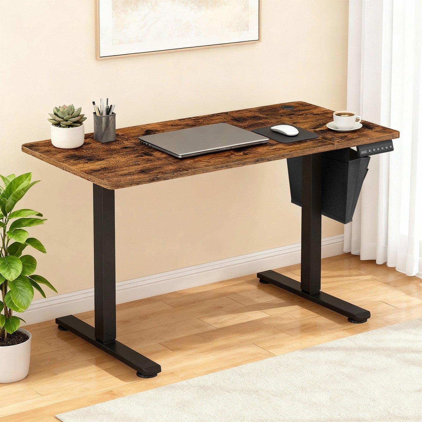Electric Standing Desk - 120L - Particleboard - Height Adjustable