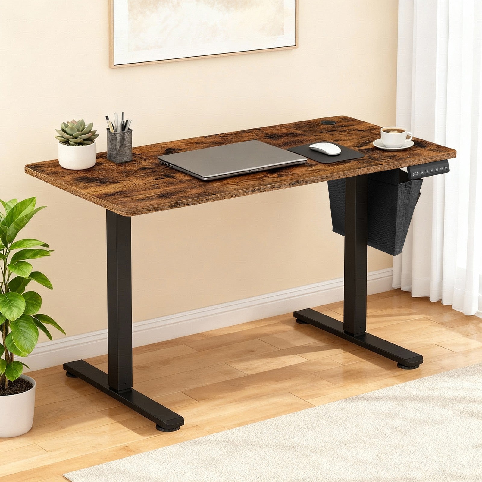 Electric Standing Desk - 120L - Particleboard - Height Adjustable
