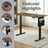 Electric Standing Desk - 60L - Steel - Height Adjustable