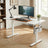 Electric Standing Desk - 77L - Particleboard - Height Adjustable