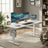Electric Standing Desk - 77L - Particleboard - Height Adjustable