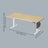 Electric Standing Desk - 70L - Particleboard - Height Adjustable