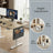 Electric Standing Desk - 70L - Particleboard - Height Adjustable