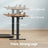Electric Standing Desk - 140x80 - Particleboard - Height Adjustable